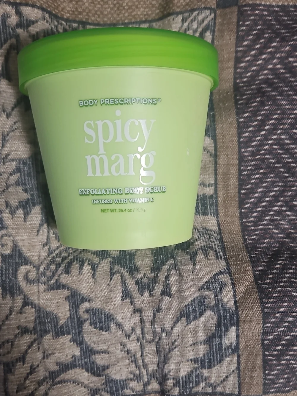 Body Prescriptions Spicy Marg Exfoliating Body Scrub - Lime Green